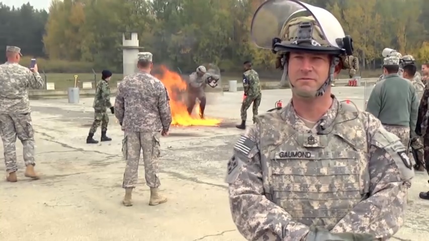 Polícia do Exército formação Army-USA III